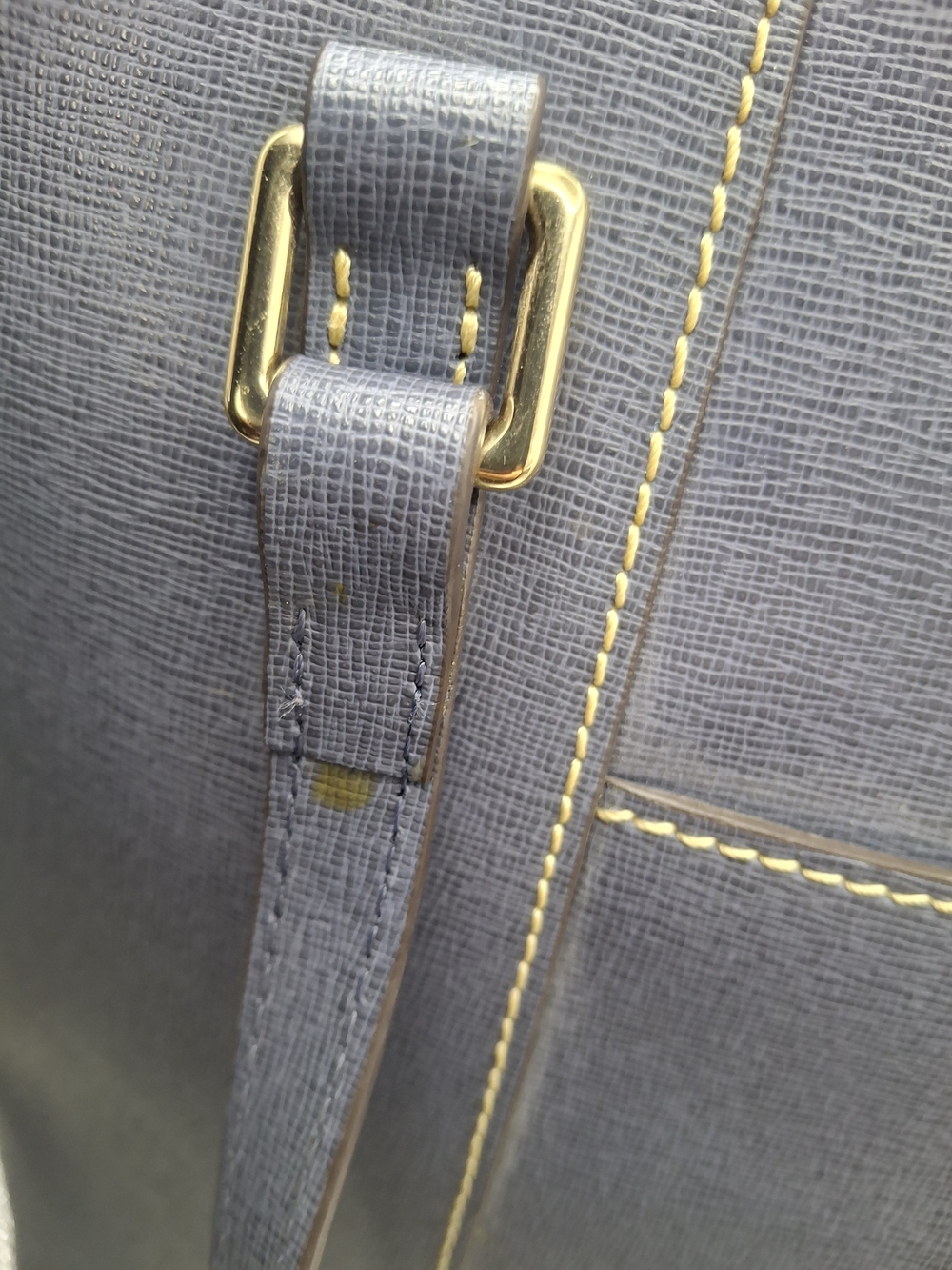 Dooney & Bourke Navy Saffiano Tote Bag Shoulder Bag Small Lexington - Picture 5 of 13